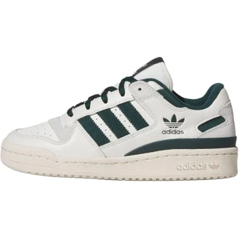 Adidas Originals FORUM из синтетической кожи, низкие детские кеды для скейтбординга, белые с зеленым | Китай.рф