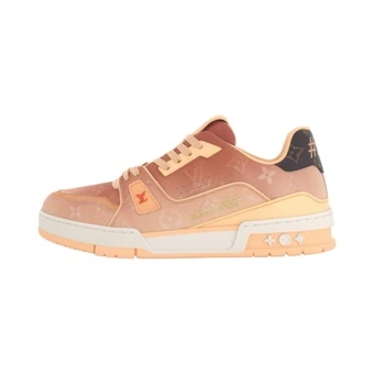 Мужские кроссовки LOUIS VUITTON Trainer Low top Orange | Китай.рф