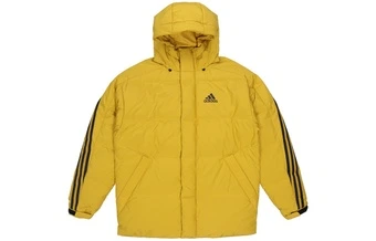 Утепленная парка adidas 3st Puffy Dwn J, мужская, зимняя, желтая | Китай.рф
