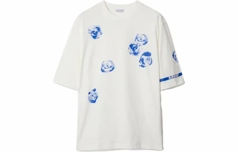 Футболка Burberry Rose с круглым вырезом и принтом | Китай.рф