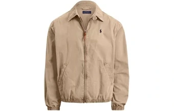 Мужская куртка Polo Ralph Lauren FW22 с логотипом, коричневая | Китай.рф