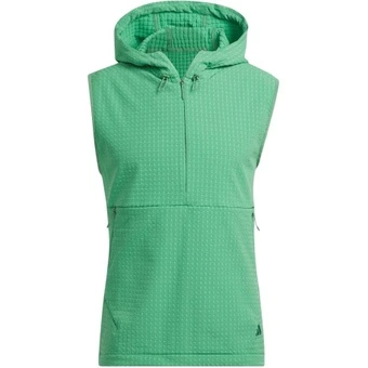 Майка мужская Adidas WIND.RDY, зеленая, с капюшоном | Китай.рф