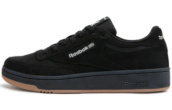 Унисекс кроссовки Reebok CLUB C 85 W+, низкие, ретро, черные | Китай.рф