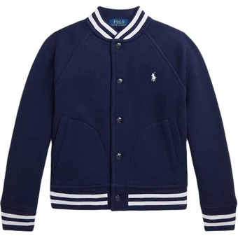 Бейсбольная куртка Polo Ralph Lauren FW24 синяя детская из Китая | Китай.рф