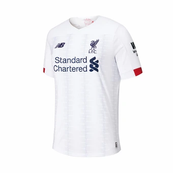 Футбольная майка New Balance Liverpool FC Away SS Jersey 2019/20 мужская белая | Китай.рф