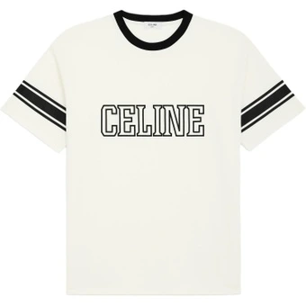 CELINE Logo Printed Crewneck T Shirt | Китай.рф