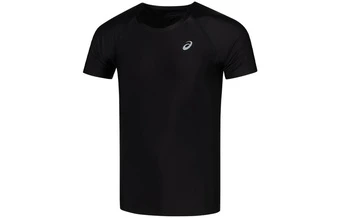 Мужская черная футболка ASICS T Shirts с круглым вырезом | Китай.рф