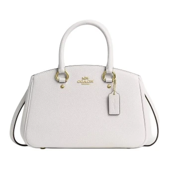 Сумка COACH Savannah 29 тоут/шоппер из зернистой кожи большая белая женская | Китай.рф