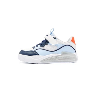 Кроссовки для скейтбординга QIAODAN Breathable Low top Kids' Skateboarding Shoes Jordan White/Tianchen Blue Children Aged 3 7 Years Old | Китай.рф