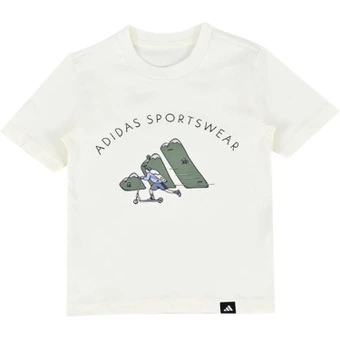 Adidas Футболка белая для детей 3-7 лет | Китай.рф