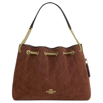 Сумка через плечо COACH Evelyn 34 из натуральной кожи, большая женская | Китай.рф