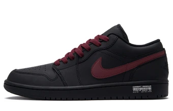 Баскетбольные кроссовки Jordan Air Jordan 1 Back To The Past A Low top Vintage Men's Black Red | Китай.рф