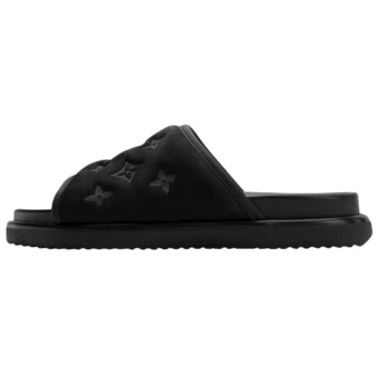 Шлепанцы LOUIS VUITTON Miami Slide, мужские, черные | Китай.рф