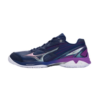 Mizuno WAVE CLAW NEO 3 Унисекс низкие кроссовки для бадминтона Blue/Purple | Китай.рф