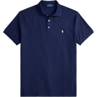 Polo Ralph Lauren Polo Shirts Men's Nautical Blue Polo Collar Moderate Straight Fit | Китай.рф