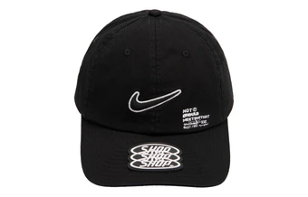 Бейсболка Nike унисекс черная, стритстайл | Китай.рф