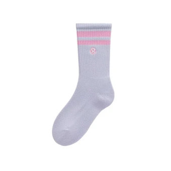 Носки Lululemon Essential TerryToe™ Stripe Crew Унисекс | Китай.рф