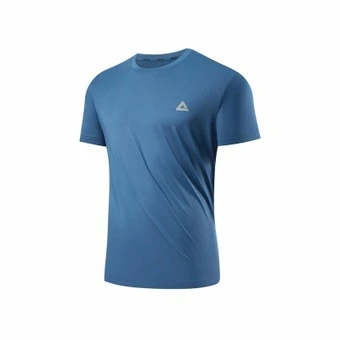 Мужская футболка PEAK Premium Blue для бега | Китай.рф