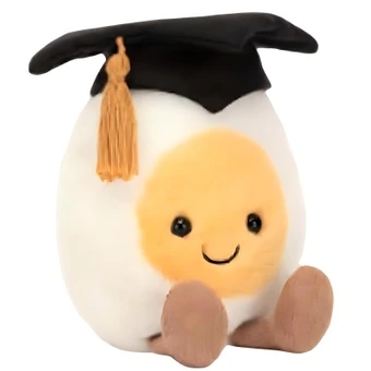 Забавная мягкая игрушка JELLYCAT Выпускное яйцо, высота 15 см | Китай.рф
