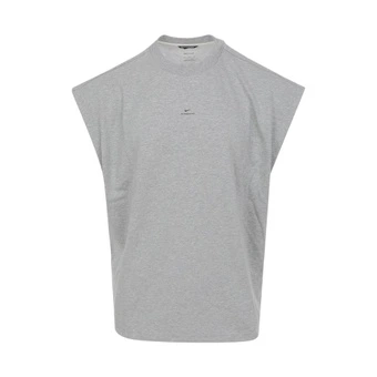 Майка Nike Tank Tops, мужская, серая, с круглым вырезом | Китай.рф