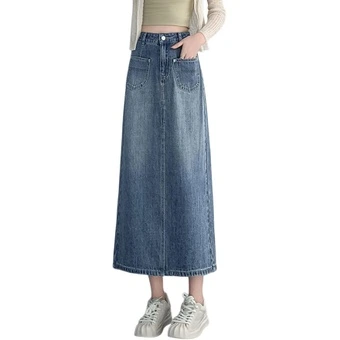 Джинсовая юбка Tonlion Denim | Китай.рф