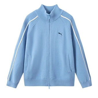 Свитер PUMA унисекс с воротником-стойкой и полосками на молнии | Китай.рф