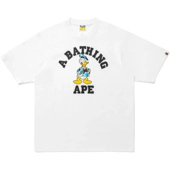 Футболка BAPE × Disney с Дональдом Даком унисекс | Китай.рф