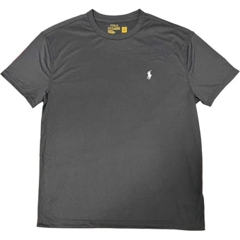 Футболка Polo Ralph Lauren мужская черная с круглым вырезом | Китай.рф