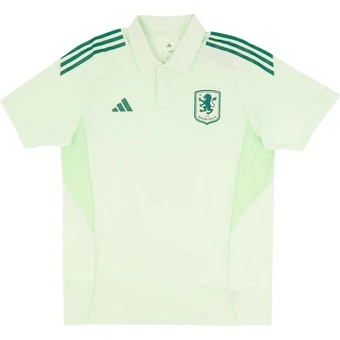 Поло Adidas Aston Villa 2025-26, унисекс, светло-зеленое, в полоску | Китай.рф