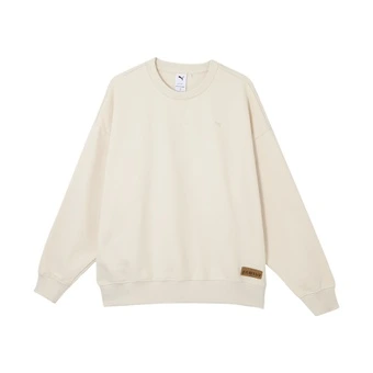 Толстовка PUMA RETRO REVERIE CREW WARMCELL в цвете "Миндальная карамель" | Китай.рф