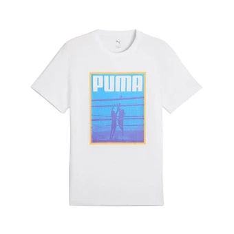 PUMA Футболка мужская белая с круглым вырезом | Китай.рф