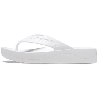 Crocs Baya Platform Flip - Женские белые сандалии | Китай.рф