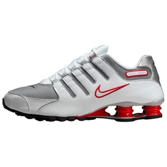 Nike Shox NZ Серия кроссовок для бега унисекс, серо-белые | Китай.рф