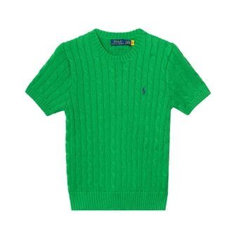 Вязаный свитер Polo Ralph Lauren зеленый женский | Китай.рф