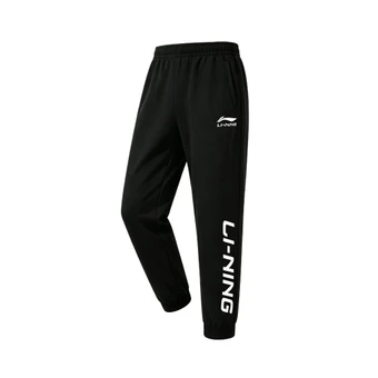 Унисекс повседневные брюки Li Ning черные тонкие | Китай.рф