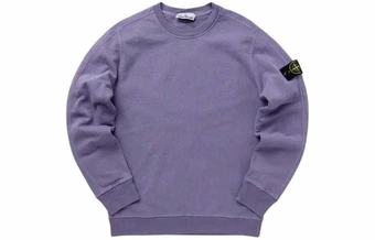Толстовка STONE ISLAND 801566060-V0147 мужская фиолетовая | Китай.рф