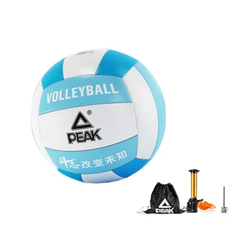 Волейбольный мяч Peak PVC 5, легкий и мягкий, сине-белый | Китай.рф