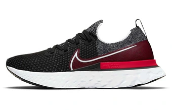 Мужские кроссовки Nike React Infinity Run Flyknit 1 черно-красные | Китай.рф