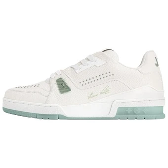 Кроссовки LOUIS VUITTON Trainer из воловьей кожи женские белые | Китай.рф
