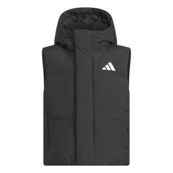 Детский пуховый жилет adidas с капюшоном | Китай.рф