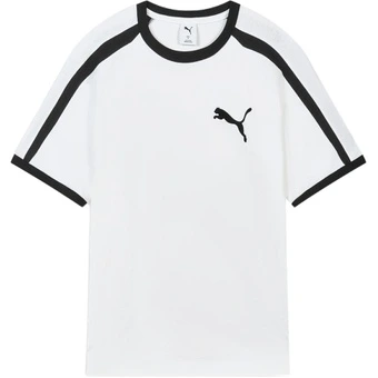 Футболка PUMA RINGER T7 мужская белая с круглым вырезом | Китай.рф