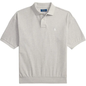 Мужская рубашка-поло Polo Ralph Lauren RLX, серый меланж | Китай.рф
