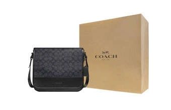 Сумка COACH Gotham 27 почтальонка из холста мужская | Китай.рф