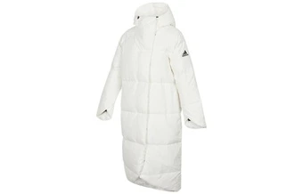 Утепленная парка с капюшоном adidas W Big Baffle Down Coat для женщин, белый цвет | Китай.рф