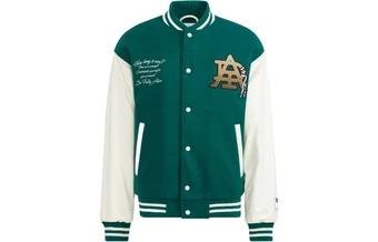 Утепленная куртка adidas Originals MC Varsity Jkt мужская зеленая | Китай.рф