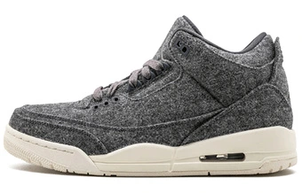Кроссовки Jordan Air Jordan 3 Retro Wool мужские серые | Китай.рф
