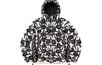 Куртка Supreme FW21 Week 7 x Fleece Hooded двусторонняя | Китай.рф