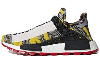 Кроссовки adidas Originals NMD Hu Pharrell Solar Pack, унисекс, бело-желто-серые | Китай.рф