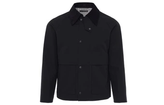 UNIQLO Однотонная свободная куртка с отложным воротником, унисекс, черный | Китай.рф