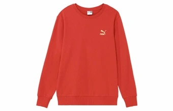 Толстовка PUMA унисекс красная с круглым вырезом | Китай.рф